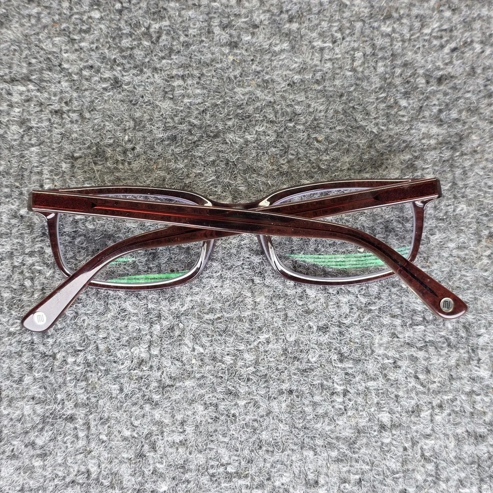 Muse Corvallis Brown/Clear‎ Rectangle 35-002010 Eyeglasses Frames 50-17-140